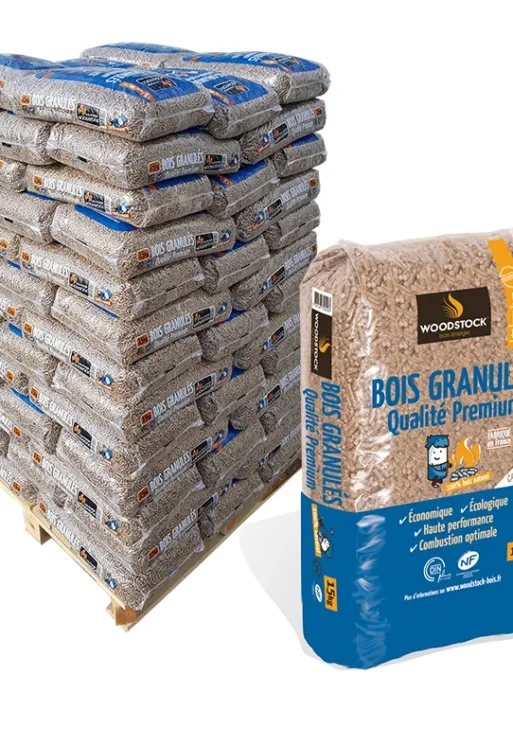 Pellets von WOODSTOCK – Ganze LKW-Ladung 26 Paletten